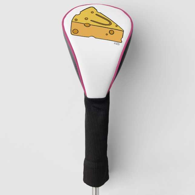 Cheesin' Cutie Cheese Golf Head Cover (Front)