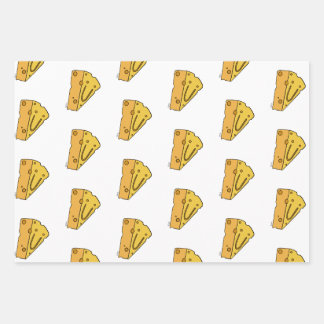 Cheesin' Cutie Cheese Wrapping Paper Sheet