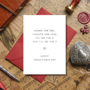 Cheesy Adulte Soixante-Neuf Valentines Sale Carte