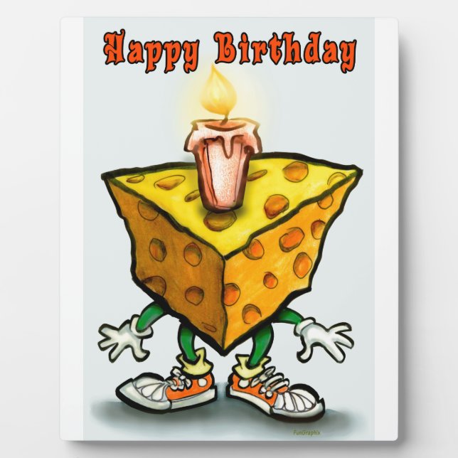 Cheesy Birthday Plaque (Front)
