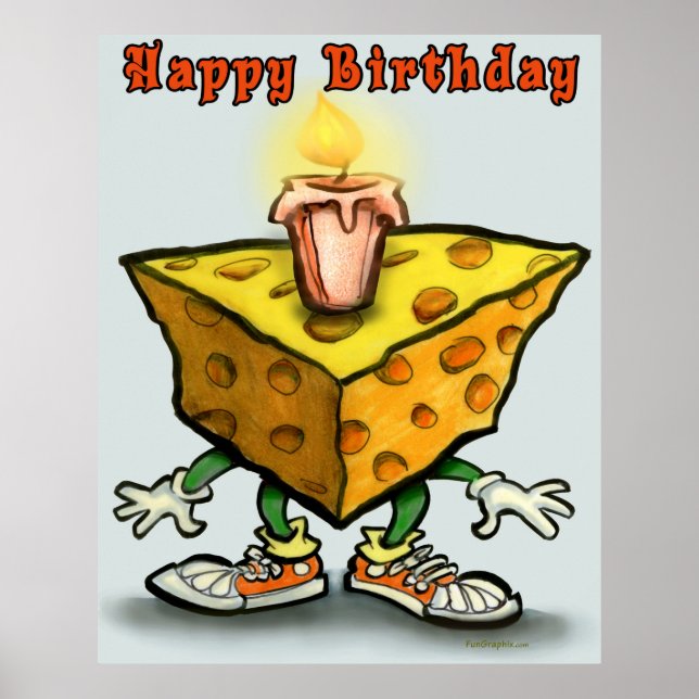 Cheesy Birthday Poster (Front)