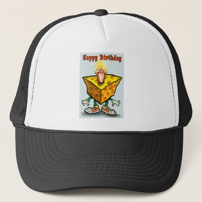 Cheesy Birthday Trucker Hat (Front)