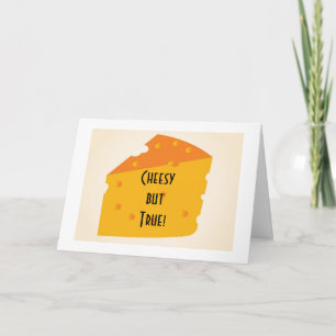 CHEESY BUT TRUE=HAPPY I SHARE BIRTHDAY WITH U CARD