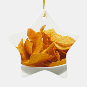 Cheesy chips ornament