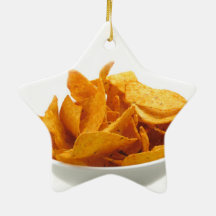 Cheesy chips taco ornament
