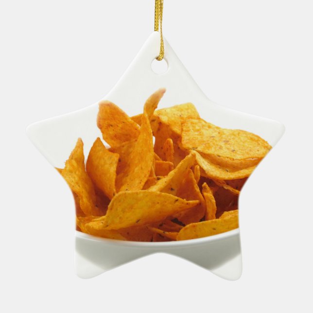 Cheesy chips taco ornament (Back)