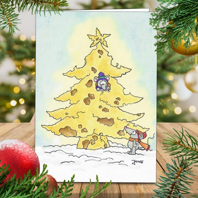 CHEESY CHRISTMAS greeting card by Nicole Janes (Creator Uploaded)