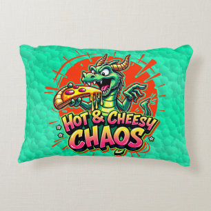 Cheesy Dragon Delight Accent Pillow