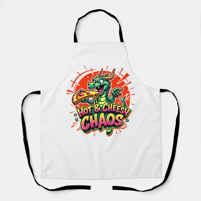 Cheesy Dragon Delight Apron (Front)