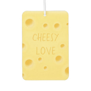 "Cheesy Love" Adorable Custom Cheese Heart Air Freshener