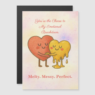 Cheesy Love & Laughs – Funny Magnetic Card