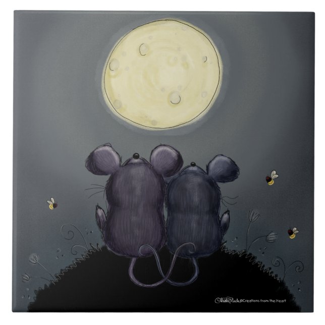 Cheesy Moon Tile (Front)