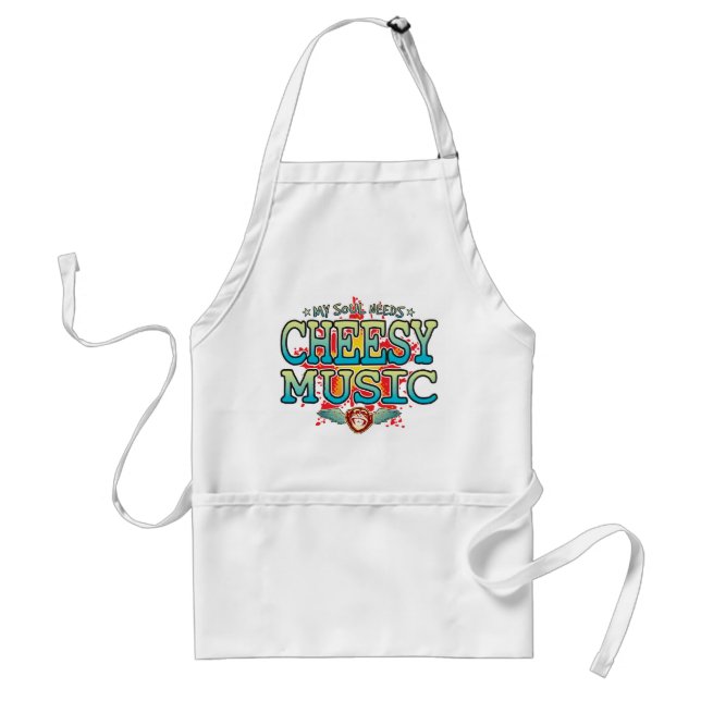 Cheesy Music Soul Apron (Front)