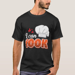 Cheesy Pickup Line Hook Up I Can Cook T-Shirt