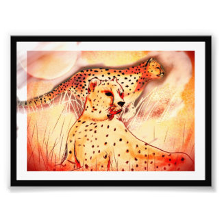 Cheetah 5x7 print