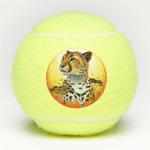 Cheetah African Feline Wild Animal Tennis Balls