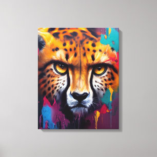 Cheetah Animal Discovery Adventure Nature Planet Canvas Print