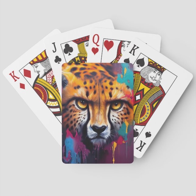 Cheetah  Animal Discovery Adventure Nature Planet  Playing Cards (Back)