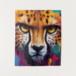 Cheetah Animal Discovery Adventure Nature Planet Tapestry