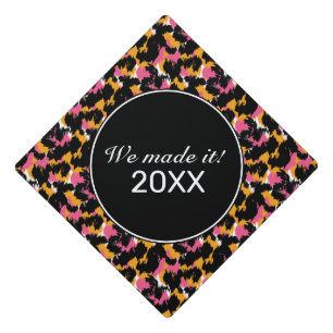 Cheetah Animal Print Made It 2019 Grad Graduation Cap Topper