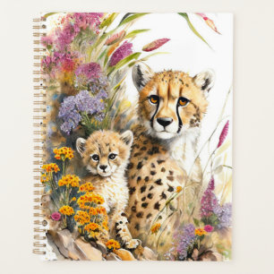 Cheetah Baby and Mom Planner