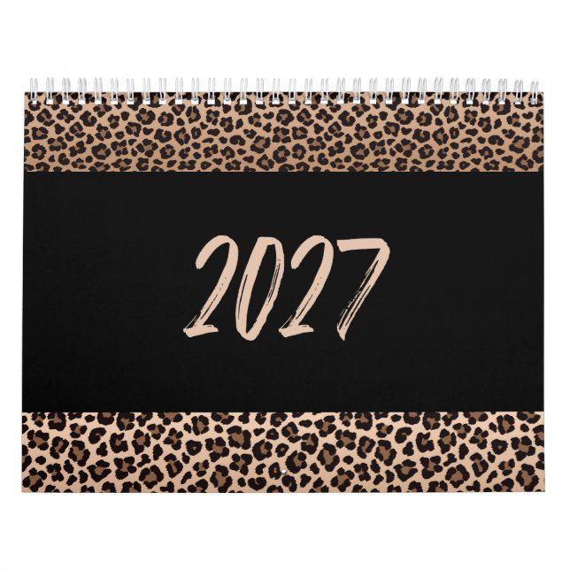 Cheetah Bible Verse Yearly Calendar (Cover)