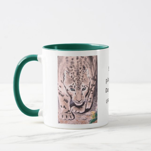 Cheetah "C'est ma planète aussi" Mug (Gauche)