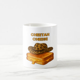 Cheetah Cheese Funny Grilled Cheese Cowboy Hat Coffee Mug