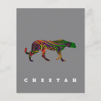Cheetah cool design| Animal day gift Flyer