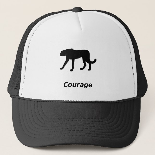 Cheetah Courage Trucker Hat (Front)