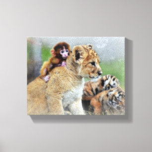 Cheetah Cub Canvas Print