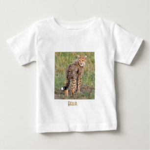 Cheetah Cub Looking At You. Baby T-Shirt