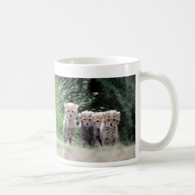 Cheetah cubs coffee mug (Right)