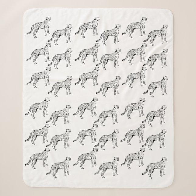 Cheetah Design Blanket (Front)
