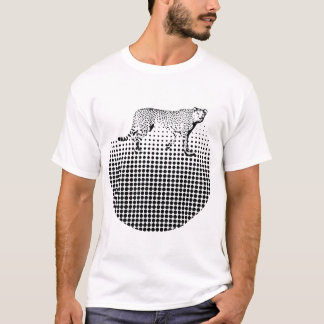 Cheetah Dot Abstract Design T-Shirt