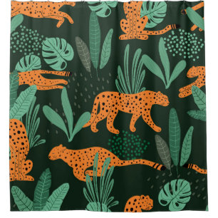 Cheetah Exotic: Tropical Summer Seamless.