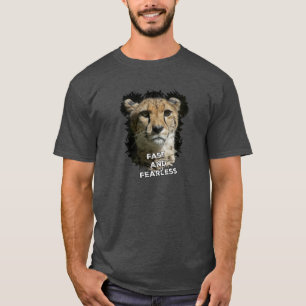 Cheetah Fast And Fearless T-Shirt