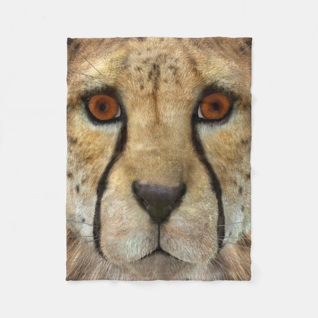 Cheetah Fleece Blanket (Front)