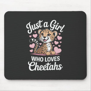 Cheetah Funny Quote Mouse Pad