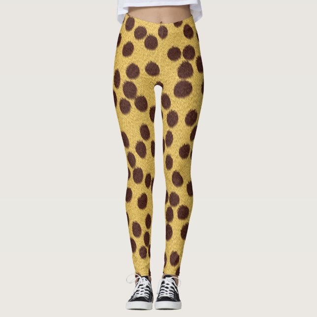 Cheetah Fur Leggings (Front)