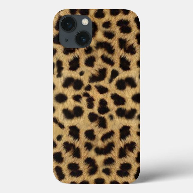 CHEETAH FUR PHOTO PRINTED Case-Mate iPhone CASE (Back)
