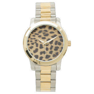 Cheetah Fur Print Watch