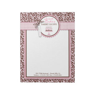 Cheetah Girl Business Notepad