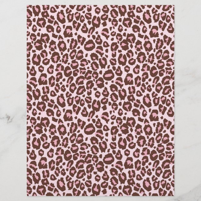 Cheetah Girl Scrapbook Paper Dual-sided CH (Front)