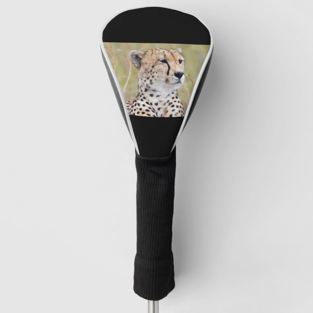 Cheetah Golf Head Cover (Front)