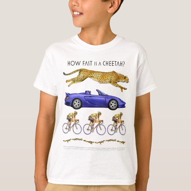 Cheetah - How Fast T-Shirt (Front)