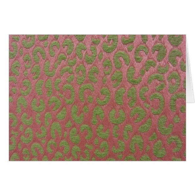 Cheetah in Pink & Green (Front Horizontal)