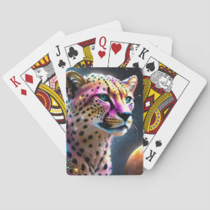 Cheetah in Space Cards