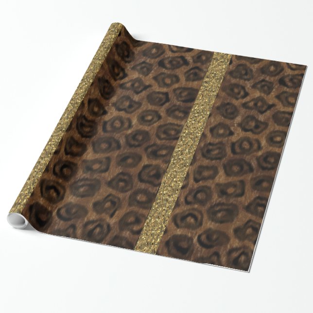 Cheetah Isotopes Wrapping Paper (Unrolled)