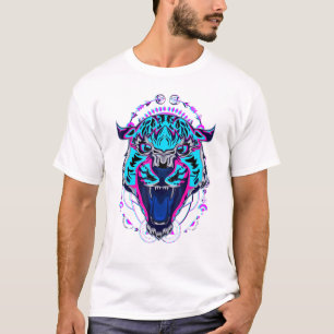 Cheetah Japan Street Cyberpunk Clothing Streetwear T-Shirt